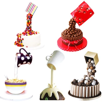 Loominguline Toidus Plastist Kook Seista Kook tugistruktuur Praktiline Fondant Kook Šokolaadi Kaunistamiseks Hallituse DIY Küpsetamine Vahendid