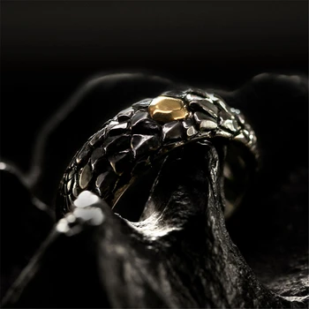 Loredana Moes Peen Musta Draakoni Loodusliku Draakon Kaalud Modelleerimine Pronks Sõrmus Meestele.Puhkus Sünnipäeva Kingitused Poistele