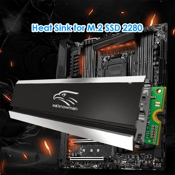 Lumememm M. 2 SSD Radiaator Jahedamaks 2280 Solid State kõvaketas Radiaator M2 NGFF PCI-E NVME Kahepoolne Jahutus