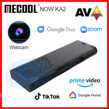 Mecool NÜÜD KA2 Amlogic S905X4 TV Box AV1 Android 10 2GB 16GB Google ' i Sertifitseeritud 1080P HD Kaamera Toetab videokõnesid Koosolek