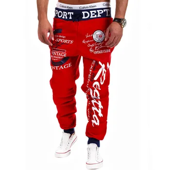 Meeste Sweatpants Õhuke paragrahvi Hip-Hop Jogger Cargo Püksid Meeste Vabaaja Püksid Mood Trükitud Tähed Suured Püksid Meestele Streetwear