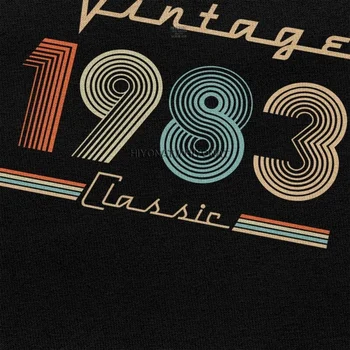 Meeste Vintage 1983 Limited Edition T-Särgid Lühikese varrukaga, kanna Puuvillast Tshirt Stiilne T-särk Originaal 38. Sünnipäeva Tee Topid Riided