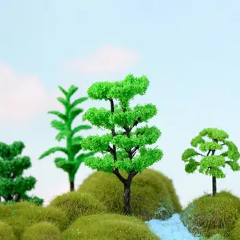 Mini Kunstlik Taim, Puu Mudel Terrariums Micro Maastiku Bonsai Decor Mänguasi