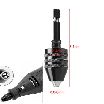 Mini Võtmeta avamis-ja Drill Chuck Electric Drill Bits Adapter 1/4