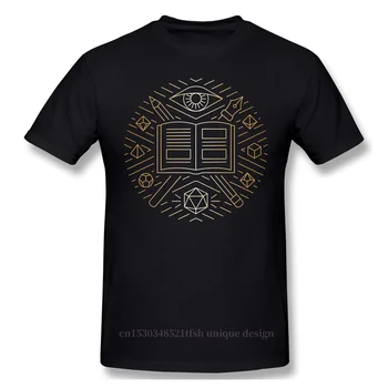 Moe - Kuld Riided Disain Dungeon Master Seiklus Mängud Puuvill Camiseta Meeste T-Särk