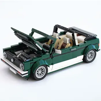 MOV City Golf Mini High-Tech Auto superauto neid Mudel Auto ehitusplokid Assamblee Mänguasi Poiss võidusõiduauto Takso Auto Kingitus lastele