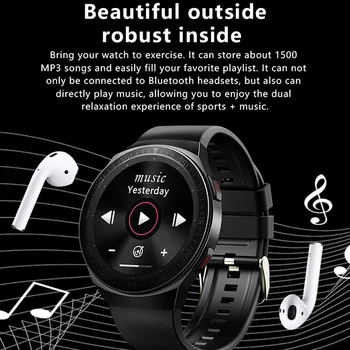 MT3 Muusika Smart Watch 8G Mälu Mehed Bluetooth Kõne Täielikult Puutetundlik Ekraan, Veekindel Salvestamise Funktsioon MT2 MT-3 Fashion Smartwatch