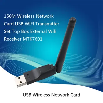 MTK7601 Usb Wifi Antenn Mtk7601 Traadita Võrgu Kaart Usb 2.0 150mbps 802.11 b/g/n Lan Adapter Pööratav Antenn