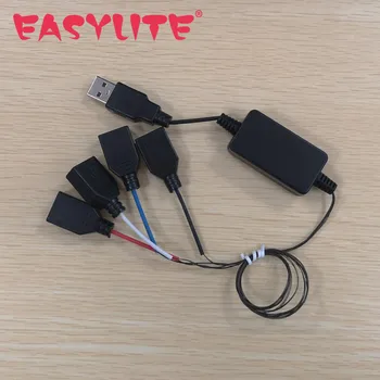 Multi-mõju Led Light USB Hub, Kaabel ehituskivid