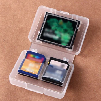 Mälukaart Juhtudel CF SD-Kaardi Juhtudel Universal Mälu Box Pack SD-MMC/SDHC PRO DUO Mälukaart Plastist Ladustamise Jewel Case