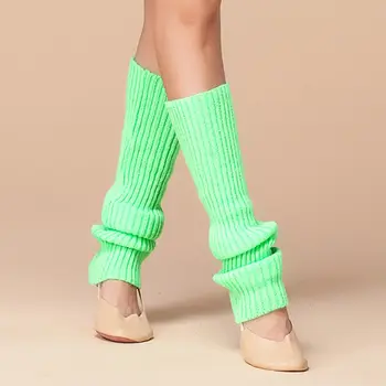 Naiste 80s Neoon Päevavalgus soonikkude Heegelda säärised Ereda Värviga Tants pehme Pikk Footless Sokid Pidu Tarvikud