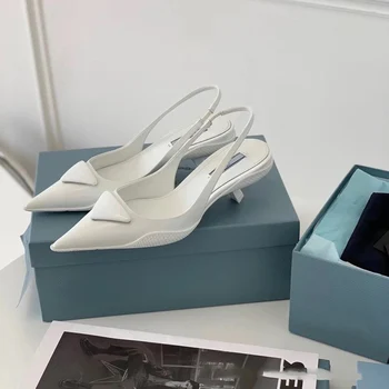 Naiste Sandaalid 2021 Kassipoeg Kanna Disainer Mood Brändi Kingad Hingav Seksikas Naiste Ühtse Kingad Nahast Sandaalid Suvel Uus