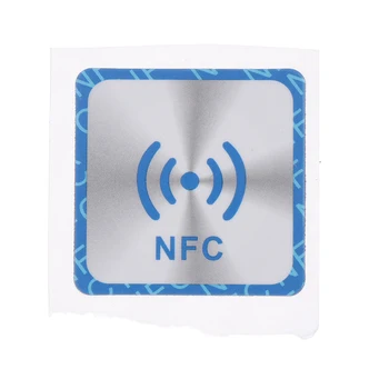NFC-Silte, Kleebiseid NFC213 Anti Metallist RFID Metallik Etiketi Kleebis Universaalne Label NFC213 Kõigile Sildi NFC Telefonid 6tk/palju