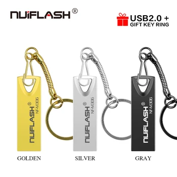 Nuiflash Metallist USB Flash Drive 128gb TYPEC Pen Drive 32gb 64gb Usb 2.0 Flash Disk iPhone X/8 Plus/8/7 Plus USB mälupulk