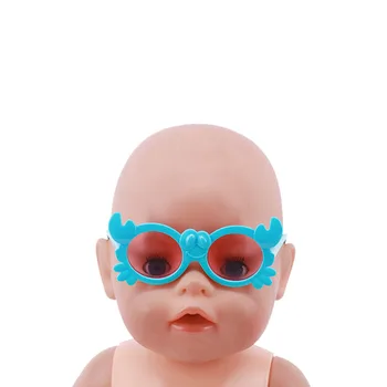 Nukk Ujumistrikoo Päikeseprillid, Prillid Sobivad 18 Tolline American Doll & 43 Cm Baby Uuestisündinud Nukk Tarvikud Põlvkonna Tüdruku Mänguasi DIY