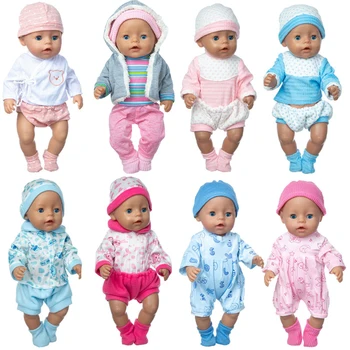 Nuku Riideid Oranži Värvi Komplekt 17 tolline Baby Doll Kanda Mänguasjad, Nukud, Riided