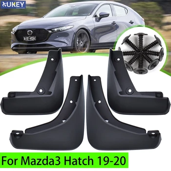 Näiteks Mazda 3 Mazda3 BP 2019 2020 Seatud Vormitud Muda Klapid Luukpära Luugi Mudflaps Splash Valvurid Muda Klapp Porilauad Poritiiva Ees Taga
