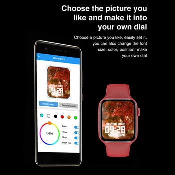 Originaal iwo HW22 Smart Watch Mehed 44mm Bluetooth Kõne IP67, Veekindel Kalkulaator Südame Löögisageduse Monitor DIY Näo Smartwatch