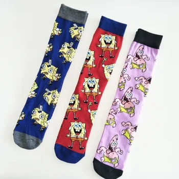 Paari sokke, Koomiks, anime, sügis -, talve vabaaja lõbus kawaii naiste puuvillased sokid mugavuse hingav naljakas sokid kawaii sokid