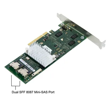 PCI-E D2616-A12 LSI 9261-8i SATA/SAS Raid-6Gbs 512MB Vahemälu SFF-8087 6Gb RAID0.1.5.6 PCI-E 2.0 X8 Töötleja Kaardi Hoidiku