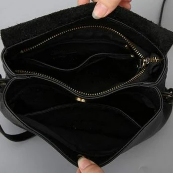 Pehme Crossbody Kotid Naistele naturaalsest Nahast Rahakott Naistele Must Luksus Väike Käekott Lady Tüdrukud Õla Messenger Bag Naine