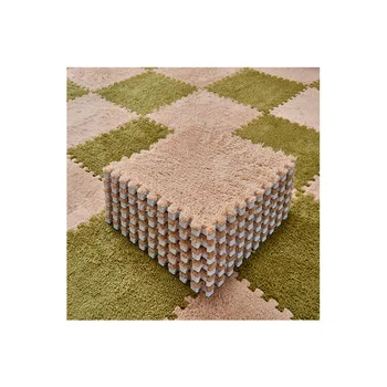 Plaaditud Vaip Magamistuba, elutuba Kodu Kaunistamiseks Block Puzzle Mosaiikpildi Põranda Matt Puhta Värvi -, Plüüš-EVA Keskkonna Vaht Padi