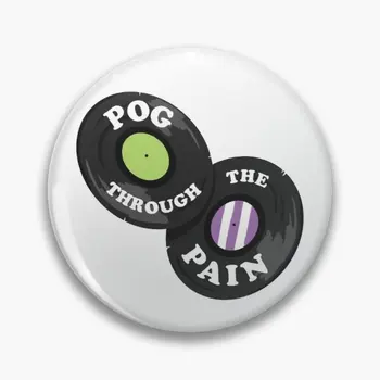 Pog Läbi Valu Pehme Emailiga Pin Badge Dekoratiivsed Riided Pääsme Rinnamikrofon Pin-Ehted Pross