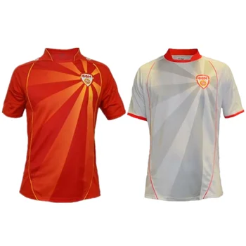 Põhja-Makedoonia soccer jersey Pandev 2021 koondise Kodus ja Võõrsil Jahovic ALIOSKI IBRAIMI Meeste jalgpalli särk