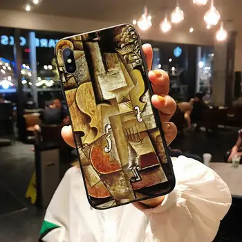 Retro Pablo Picasso Street art maali Telefon Case for iPhone 11 12 pro XS MAX 8 7 6 6S Pluss X 5S SE 2020 XR