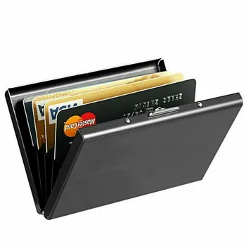 RFID Blokeerimine Roostevabast Terasest Metallist Anti-magnetic Orel Klamber Metallist Õhuke Rahakott Anti-skaneerimise Krediitkaardi Card Pakett