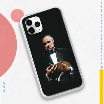 Ristiisa Don Corleone Telefon Case for iPhone 11 12 pro XS MAX 8 7 6 6S Pluss X 5S SE 2020 XR
