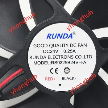RUNDA RS9225B24VH-DC 24V 0,25 A 90x90x25mm 2-Juhtmeline Server jahutusventilaator