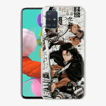 Rünnak Titan Anime Kõva PC Phone Case For Samsung Galaxy A51 A71 A31 A41 A21s A91 A12 A02s A42 5G tagakaas Coque Funda Capa