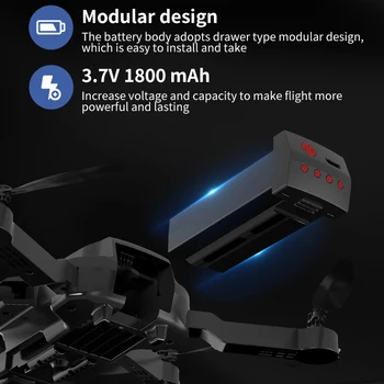 S8 Mini Undamine koos 4K HD Dual Camera 2.4 G WiFi Fpv Optiline Voolu Kõrgus Hoidke Kokkupandav Quadcopter RC Mänguasi Dron