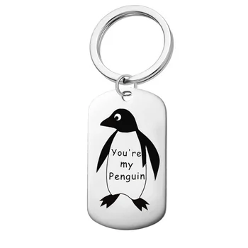 Sa oled Mu Pingviin Võtmehoidja Pingviin Võtmerõngast Romantiline Kingitus Aastapäeva Kingitus ystävänpäivä Kingitused Poiss-sõber, Sõbranna, Abikaasa
