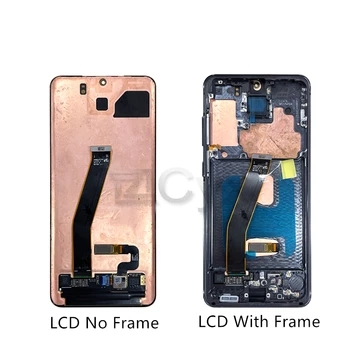 Samsung Galaxy S10 S10+LCD Ekraan Puutetundlik Digitizer Assamblee G973 G975 Samsung S10 Plus Ekraan, Remont Osa+ Raam