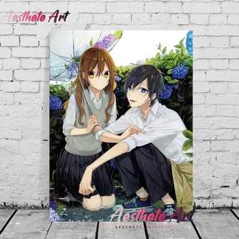 San Miyamura, et Kun Horimiya Anime Home Decor Lõuend Plakatid, Prindid Manga Teenetemärgi Kunst Seina Pilte elutuba Maali