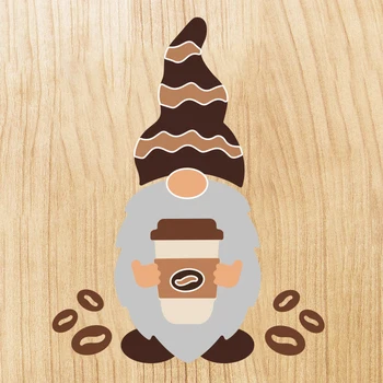 SHINECRAFT Uus Sureb Kohvi Gnome Lõikamine Sureb Šabloonid Scrapbooking Reljeef DIY Crafts Paber-Kaardid Albumi Kujundusest Metallist Sureb Lõigatud
