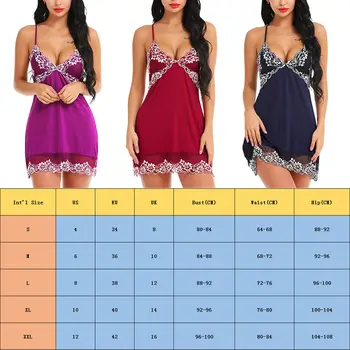 Soe Naiste Aluspesu Sooja Pesu Pluss Suurus Satiin Pits Intiimne Erootiline Sleepwear Kleit Seksikas Öö Naiste Kleit