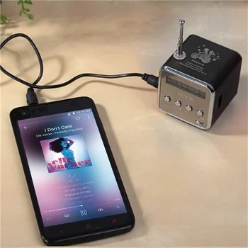 Super Bass Kaasaskantav Mini USB Speaker MP3-Pleier Toetab SD TF Kaart USB2.0 Stereo FM-Raadio, Subwoofer, U Disk Kaardi Audio