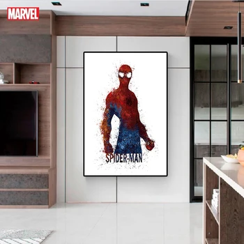 Superkangelane Marvel Avengers Liiga Plakat, Lõuend Värvimine Spiderman Iron Man Kapten Ameerika Seina Art Kodu Kaunistamiseks Laste Magamistuba