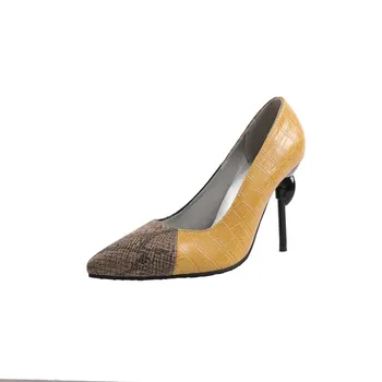 Suur Suurus Pikad isikupärastatud stiletto daamid kingad kõrge kontsaga naiste kingad naine pumbad