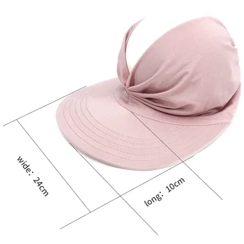Suve Müts Naine Päike Müts UV Elastne Naiste Top Tühi ühise Põllumajanduspoliitika Hobusesaba Müts Uus Vabaaja Mütsid Gorras Beach Müts 2021 Uus