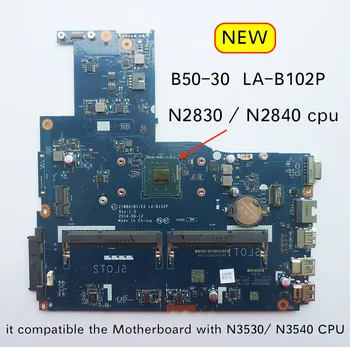 Tasuta Kohaletoimetamine Uus LA-B102P B50-30 Emaplaadi Lenovo B50-30 Sülearvuti Emaplaadi