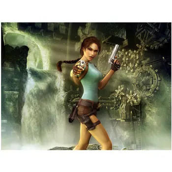Tomb Raider Mäng Plakat Anime Plakati trükkimine Lõuendile õlivärvidega Maalides Elab Toas Seina Liikuge Seina Kleebised Kodu Kaunistamiseks Maali