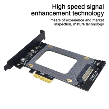U. 2 PCI-E X4 Ärkaja Kaardi 3.0 SFF-8639, Et SSD Laiendamine Adapter U. 2 SSD SATA PCI Express Kaardi 2.5 Tolli SATA HDD Dropshipping