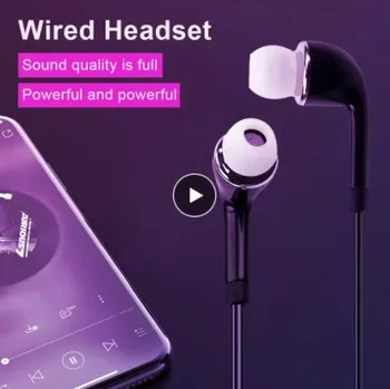 Universaalne 3.5 mm-Kõrva Juhtmega Stereo Kõrvaklapid S4 Peakomplekt Remote&Mic Kõrvaklapid Android Mobiiltelefoni Peakomplekti, Kõrvaklapid & Kõrvaklapid