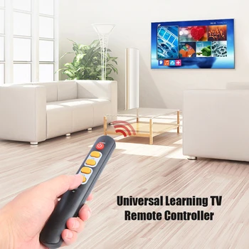 Universaalne 6 Key Õppe puldiga Suur Kollane Nupp Kopeeri IR Remote TV-STB-DVD-d DVB HIFI Võimendi