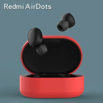 Universaalne Silikoon Kõrvaklappide Puhul Xiaomi Redmi AirDots Kõrvaklappide Kaas Kasti TWS Bluetooth-Peakomplekt Shell Tarvikud