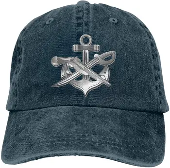 Usa Mereväe Special Warfare Baseball Cap Täiskasvanud Ühise Põllumajanduspoliitika Denim Isa Müts Vintage Kauboi Aednik Kork